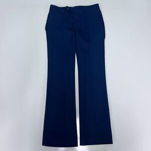 Lauren Ralph Lauren Adelle Pants 2P Petite Navy 28x28 Stretch Bootcut Trouser